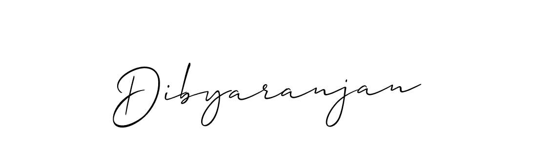 Use a signature maker to create a handwritten signature online. With this signature software, you can design (Allison_Script) your own signature for name Dibyaranjan. Dibyaranjan signature style 2 images and pictures png