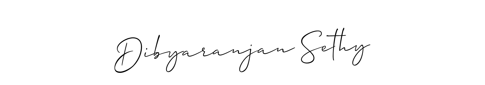 It looks lik you need a new signature style for name Dibyaranjan Sethy. Design unique handwritten (Allison_Script) signature with our free signature maker in just a few clicks. Dibyaranjan Sethy signature style 2 images and pictures png
