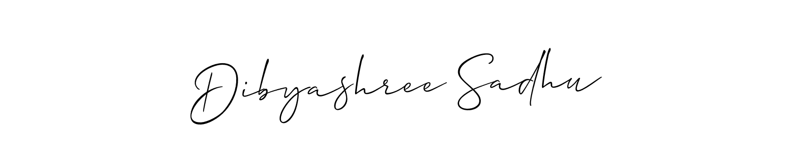 Make a beautiful signature design for name Dibyashree Sadhu. Use this online signature maker to create a handwritten signature for free. Dibyashree Sadhu signature style 2 images and pictures png