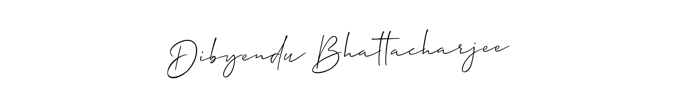 if you are searching for the best signature style for your name Dibyendu Bhattacharjee. so please give up your signature search. here we have designed multiple signature styles  using Allison_Script. Dibyendu Bhattacharjee signature style 2 images and pictures png