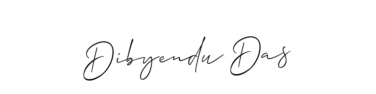 Also we have Dibyendu Das name is the best signature style. Create professional handwritten signature collection using Allison_Script autograph style. Dibyendu Das signature style 2 images and pictures png