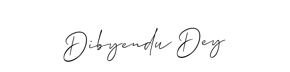 It looks lik you need a new signature style for name Dibyendu Dey. Design unique handwritten (Allison_Script) signature with our free signature maker in just a few clicks. Dibyendu Dey signature style 2 images and pictures png