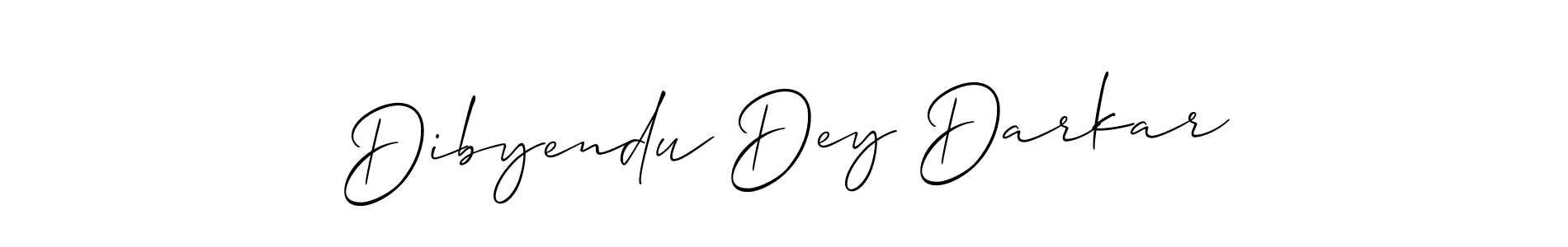 Dibyendu Dey Darkar stylish signature style. Best Handwritten Sign (Allison_Script) for my name. Handwritten Signature Collection Ideas for my name Dibyendu Dey Darkar. Dibyendu Dey Darkar signature style 2 images and pictures png