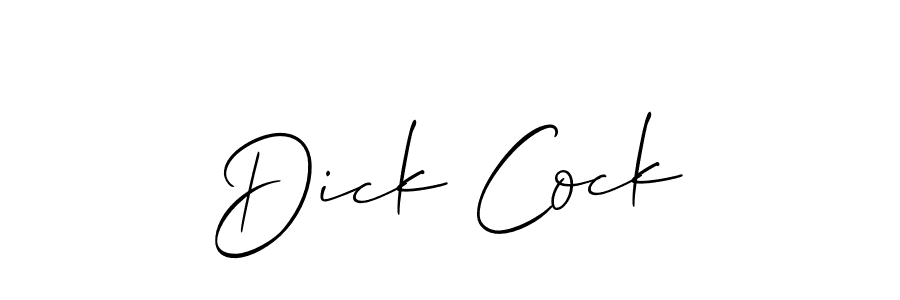 See photos of Dick Cock official signature by Spectra . Check more albums & portfolios. Read reviews & check more about Allison_Script font. Dick Cock signature style 2 images and pictures png
