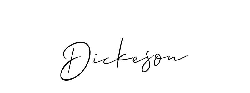 Best and Professional Signature Style for Dickeson. Allison_Script Best Signature Style Collection. Dickeson signature style 2 images and pictures png