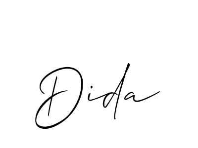 Dida stylish signature style. Best Handwritten Sign (Allison_Script) for my name. Handwritten Signature Collection Ideas for my name Dida. Dida signature style 2 images and pictures png