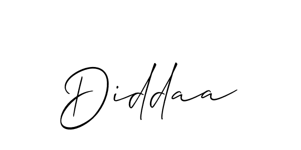 Also we have Diddaa name is the best signature style. Create professional handwritten signature collection using Allison_Script autograph style. Diddaa signature style 2 images and pictures png