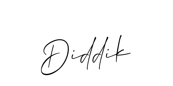 Once you've used our free online signature maker to create your best signature Allison_Script style, it's time to enjoy all of the benefits that Diddik name signing documents. Diddik signature style 2 images and pictures png