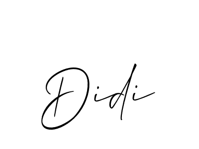 Create a beautiful signature design for name Didi. With this signature (Allison_Script) fonts, you can make a handwritten signature for free. Didi signature style 2 images and pictures png