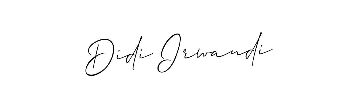 Make a beautiful signature design for name Didi Irwandi. Use this online signature maker to create a handwritten signature for free. Didi Irwandi signature style 2 images and pictures png