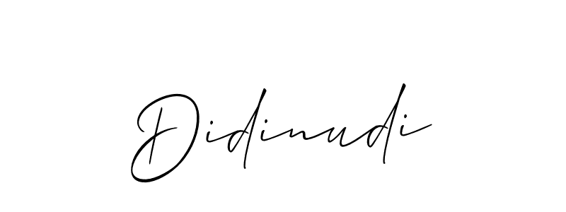 Similarly Allison_Script is the best handwritten signature design. Signature creator online .You can use it as an online autograph creator for name Didinudi. Didinudi signature style 2 images and pictures png