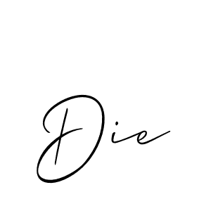 Best and Professional Signature Style for Die. Allison_Script Best Signature Style Collection. Die signature style 2 images and pictures png