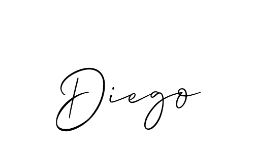 Also we have Diego name is the best signature style. Create professional handwritten signature collection using Allison_Script autograph style. Diego signature style 2 images and pictures png