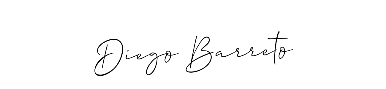 Also we have Diego Barreto name is the best signature style. Create professional handwritten signature collection using Allison_Script autograph style. Diego Barreto signature style 2 images and pictures png
