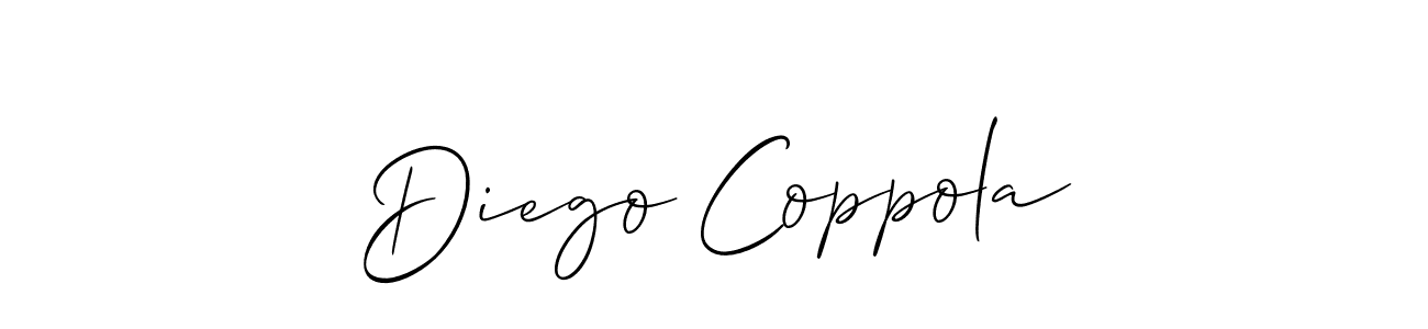 You should practise on your own different ways (Allison_Script) to write your name (Diego Coppola) in signature. don't let someone else do it for you. Diego Coppola signature style 2 images and pictures png