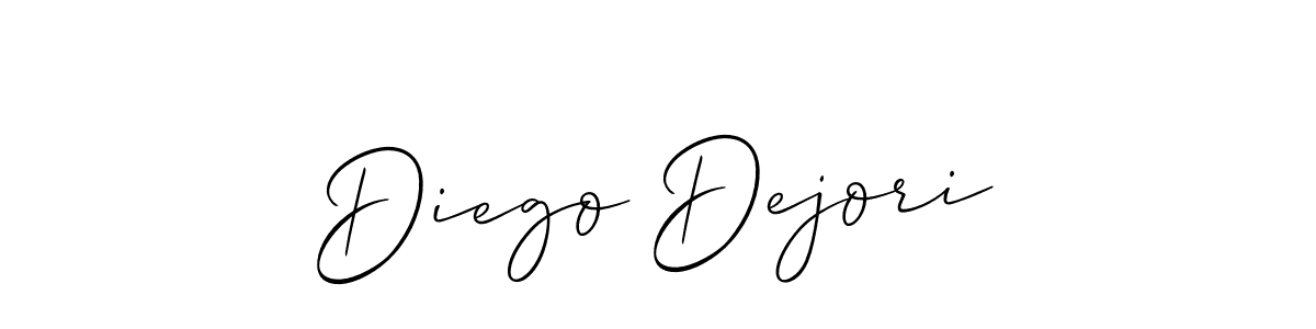 How to Draw Diego Dejori signature style? Allison_Script is a latest design signature styles for name Diego Dejori. Diego Dejori signature style 2 images and pictures png