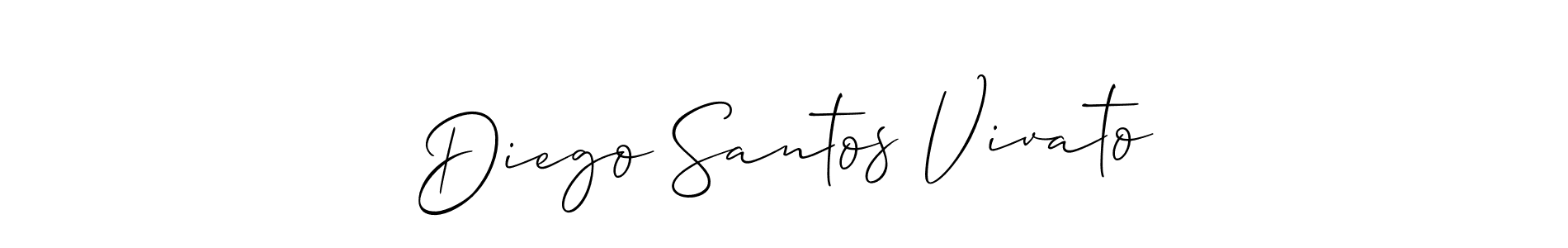 How to Draw Diego Santos Vivato signature style? Allison_Script is a latest design signature styles for name Diego Santos Vivato. Diego Santos Vivato signature style 2 images and pictures png
