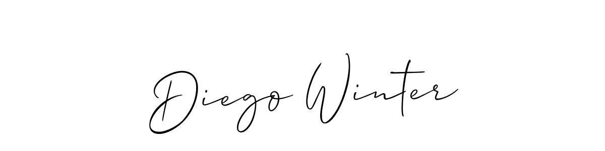 How to Draw Diego Winter signature style? Allison_Script is a latest design signature styles for name Diego Winter. Diego Winter signature style 2 images and pictures png