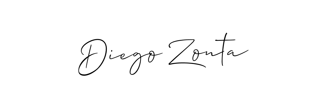 Create a beautiful signature design for name Diego Zonta. With this signature (Allison_Script) fonts, you can make a handwritten signature for free. Diego Zonta signature style 2 images and pictures png
