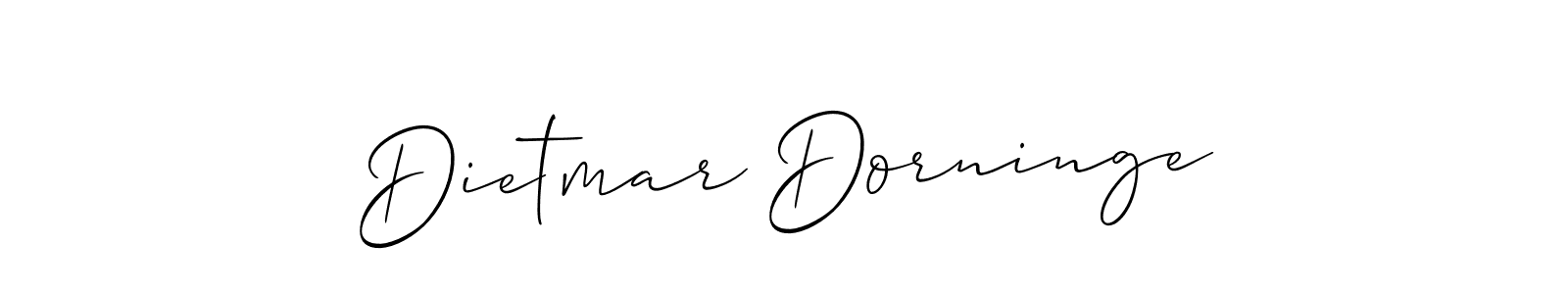 Use a signature maker to create a handwritten signature online. With this signature software, you can design (Allison_Script) your own signature for name Dietmar Dorninge. Dietmar Dorninge signature style 2 images and pictures png