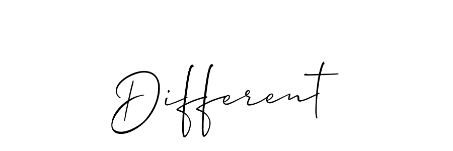 Allison_Script is a professional signature style that is perfect for those who want to add a touch of class to their signature. It is also a great choice for those who want to make their signature more unique. Get Different name to fancy signature for free. Different signature style 2 images and pictures png