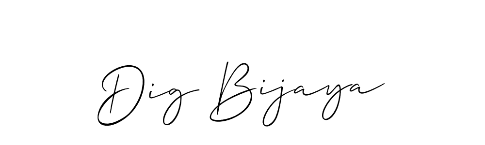 Best and Professional Signature Style for Dig Bijaya. Allison_Script Best Signature Style Collection. Dig Bijaya signature style 2 images and pictures png