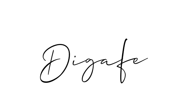 if you are searching for the best signature style for your name Digafe. so please give up your signature search. here we have designed multiple signature styles  using Allison_Script. Digafe signature style 2 images and pictures png