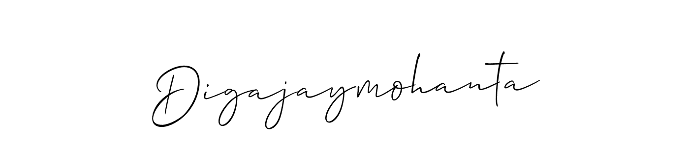 Make a beautiful signature design for name Digajaymohanta. With this signature (Allison_Script) style, you can create a handwritten signature for free. Digajaymohanta signature style 2 images and pictures png