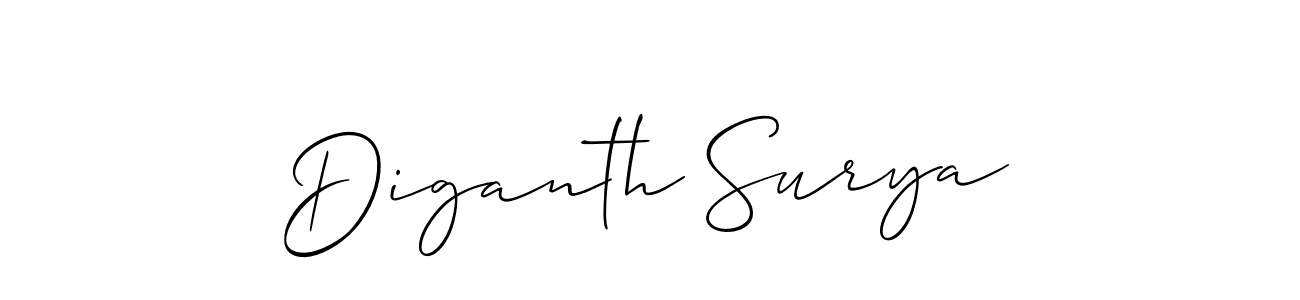 You can use this online signature creator to create a handwritten signature for the name Diganth Surya. This is the best online autograph maker. Diganth Surya signature style 2 images and pictures png