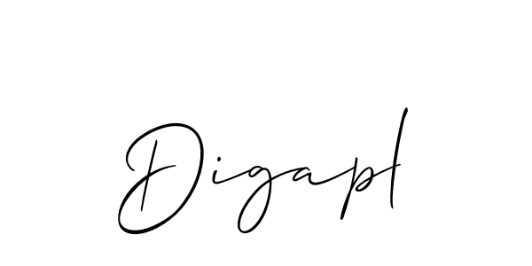 Similarly Allison_Script is the best handwritten signature design. Signature creator online .You can use it as an online autograph creator for name Digapl. Digapl signature style 2 images and pictures png