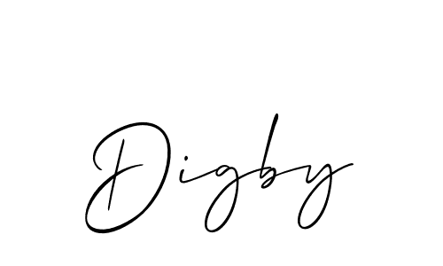 Best and Professional Signature Style for Digby. Allison_Script Best Signature Style Collection. Digby signature style 2 images and pictures png