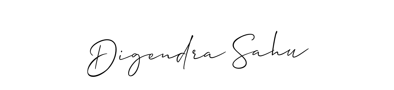 Digendra Sahu stylish signature style. Best Handwritten Sign (Allison_Script) for my name. Handwritten Signature Collection Ideas for my name Digendra Sahu. Digendra Sahu signature style 2 images and pictures png