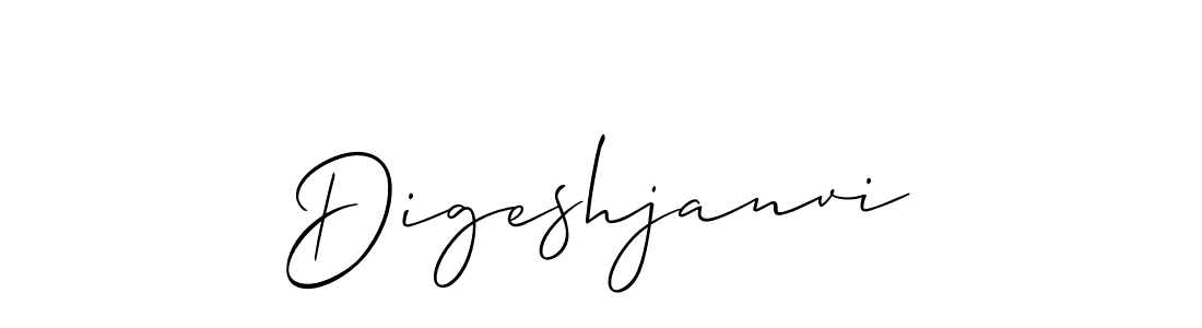 Design your own signature with our free online signature maker. With this signature software, you can create a handwritten (Allison_Script) signature for name Digeshjanvi. Digeshjanvi signature style 2 images and pictures png
