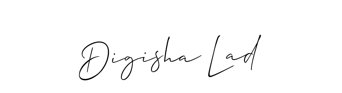 Digisha Lad stylish signature style. Best Handwritten Sign (Allison_Script) for my name. Handwritten Signature Collection Ideas for my name Digisha Lad. Digisha Lad signature style 2 images and pictures png