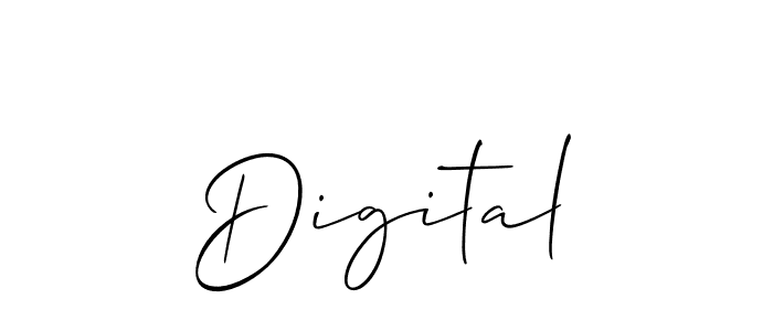 Also we have Digital name is the best signature style. Create professional handwritten signature collection using Allison_Script autograph style. Digital signature style 2 images and pictures png