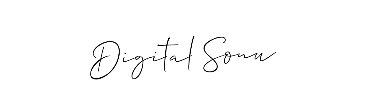 Best and Professional Signature Style for Digital Sonu. Allison_Script Best Signature Style Collection. Digital Sonu signature style 2 images and pictures png