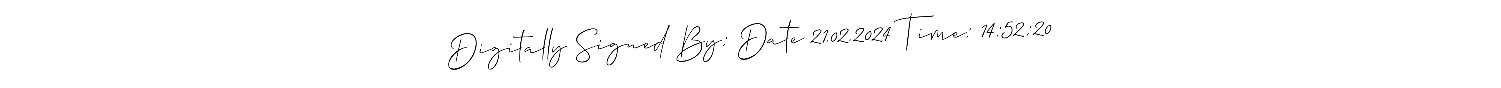 Make a beautiful signature design for name Digitally Signed By: Date 21.02.2024 Time: 14:52:20. Use this online signature maker to create a handwritten signature for free. Digitally Signed By: Date 21.02.2024 Time: 14:52:20 signature style 2 images and pictures png