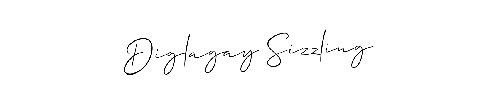 Also we have Diglagay Sizzling name is the best signature style. Create professional handwritten signature collection using Allison_Script autograph style. Diglagay Sizzling signature style 2 images and pictures png