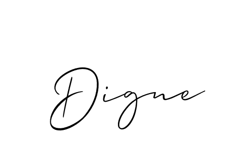 Best and Professional Signature Style for Digne. Allison_Script Best Signature Style Collection. Digne signature style 2 images and pictures png