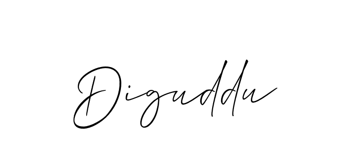 if you are searching for the best signature style for your name Diguddu. so please give up your signature search. here we have designed multiple signature styles  using Allison_Script. Diguddu signature style 2 images and pictures png