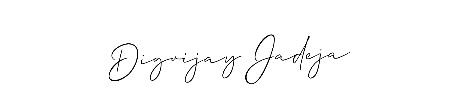 Once you've used our free online signature maker to create your best signature Allison_Script style, it's time to enjoy all of the benefits that Digvijay Jadeja name signing documents. Digvijay Jadeja signature style 2 images and pictures png