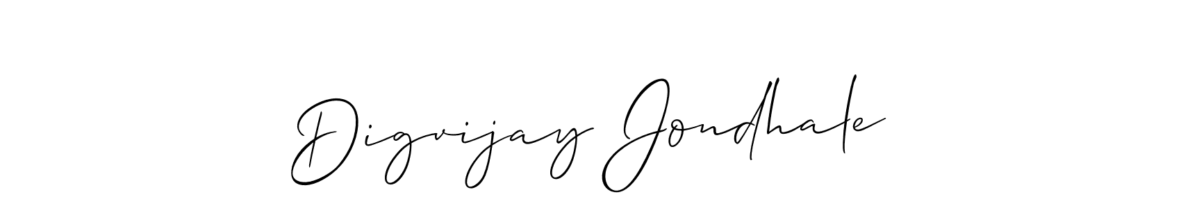 Best and Professional Signature Style for Digvijay Jondhale. Allison_Script Best Signature Style Collection. Digvijay Jondhale signature style 2 images and pictures png
