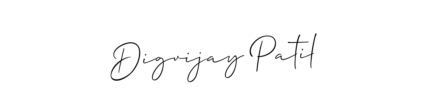 The best way (Allison_Script) to make a short signature is to pick only two or three words in your name. The name Digvijay Patil include a total of six letters. For converting this name. Digvijay Patil signature style 2 images and pictures png