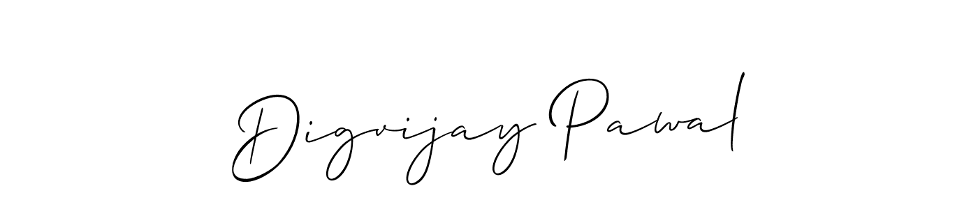 The best way (Allison_Script) to make a short signature is to pick only two or three words in your name. The name Digvijay Pawal include a total of six letters. For converting this name. Digvijay Pawal signature style 2 images and pictures png