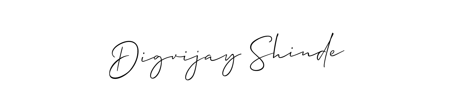 You should practise on your own different ways (Allison_Script) to write your name (Digvijay Shinde) in signature. don't let someone else do it for you. Digvijay Shinde signature style 2 images and pictures png