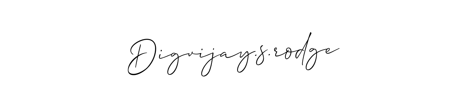 Similarly Allison_Script is the best handwritten signature design. Signature creator online .You can use it as an online autograph creator for name Digvijay.s.rodge. Digvijay.s.rodge signature style 2 images and pictures png