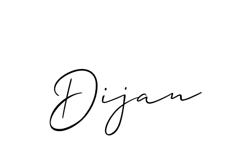 You should practise on your own different ways (Allison_Script) to write your name (Dijan) in signature. don't let someone else do it for you. Dijan signature style 2 images and pictures png