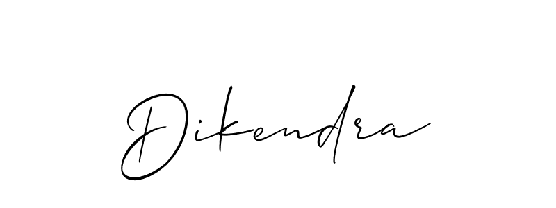 Also we have Dikendra name is the best signature style. Create professional handwritten signature collection using Allison_Script autograph style. Dikendra signature style 2 images and pictures png