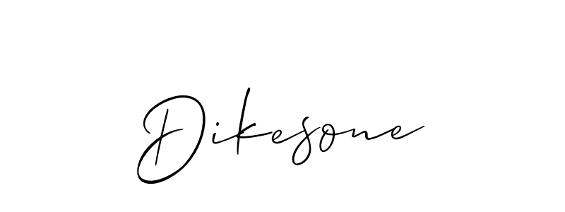 Similarly Allison_Script is the best handwritten signature design. Signature creator online .You can use it as an online autograph creator for name Dikesone. Dikesone signature style 2 images and pictures png