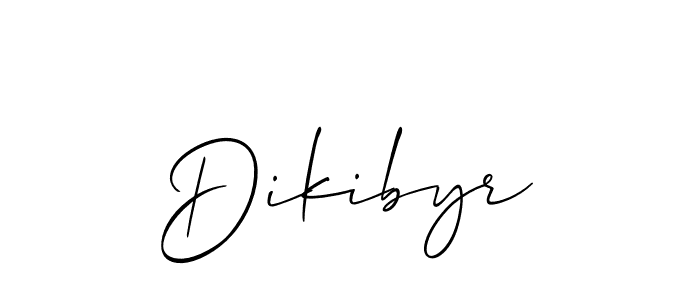 if you are searching for the best signature style for your name Dikibyr. so please give up your signature search. here we have designed multiple signature styles  using Allison_Script. Dikibyr signature style 2 images and pictures png